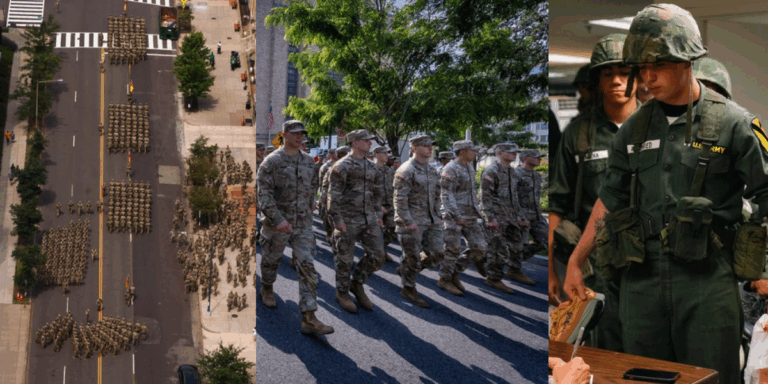Military Parade Featuring 6,600 Troops and 150 Vehicles Held in Nation’s Capital