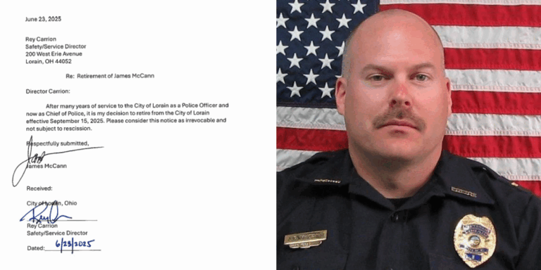 Lorain Police Chief James McCann Retiring in Wake of Ethics Probe