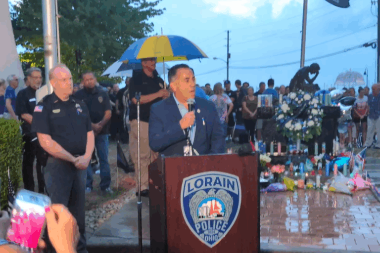 We Stayed in the Storm: Community Honors Fallen Lorain Officer Phillip Wagner