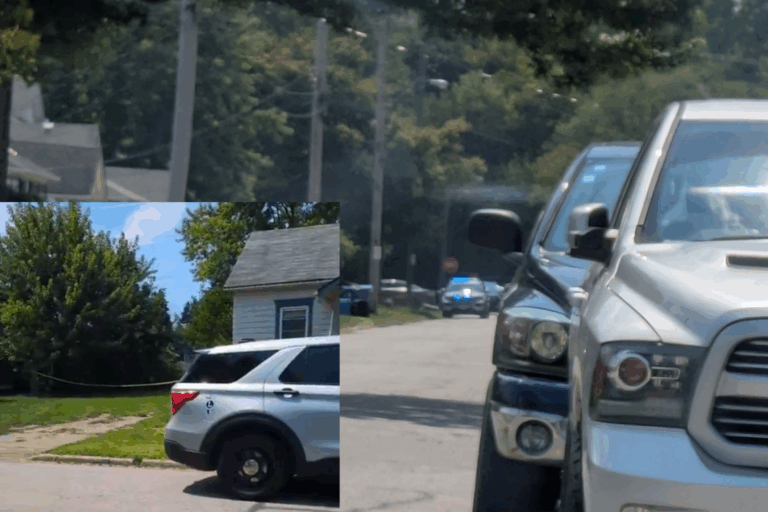 Police Investigate Vehicle and Tape Off Lot on Camden Avenue, Alleged Dead Body Investigation