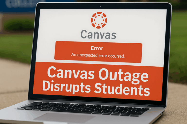 Students at LCCC Affected by Major Cloud Outage Disrupting Canvas Access