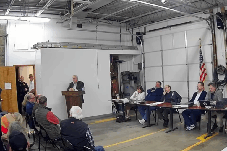 Tension Flares as Residents Press Commissioner Moore on “Mega Site” and Infrastructure Plans