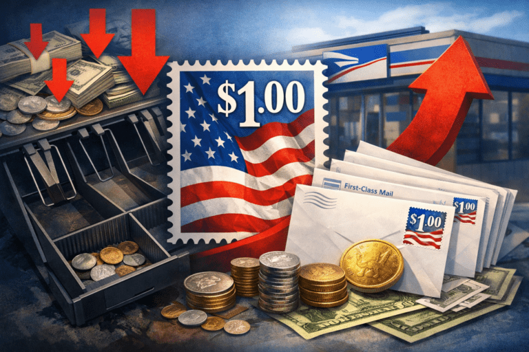 USPS Could Run Out of Cash Within a Year as Stamp Prices Push Toward $1