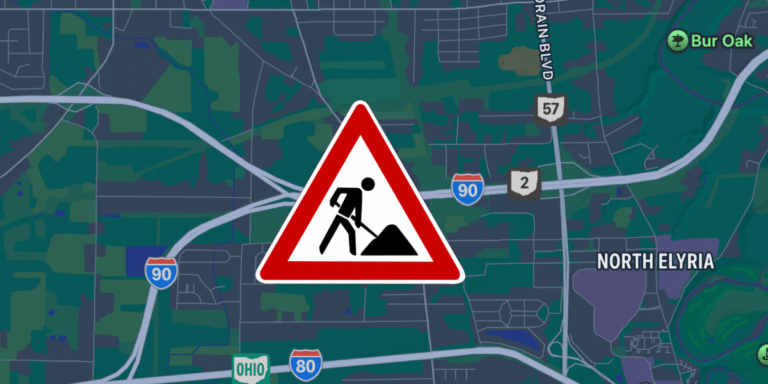 ODOT Announces I-90 Lane Closures Near Route 57 in Lorain County